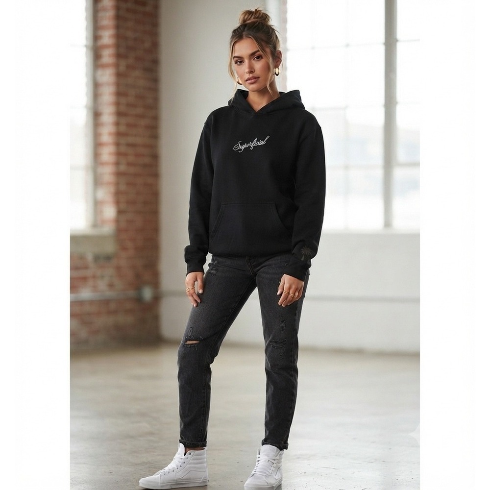 Heidi Montag Superficial Black Hoodie S Small Standard Issue Pop‎ Culture Merch